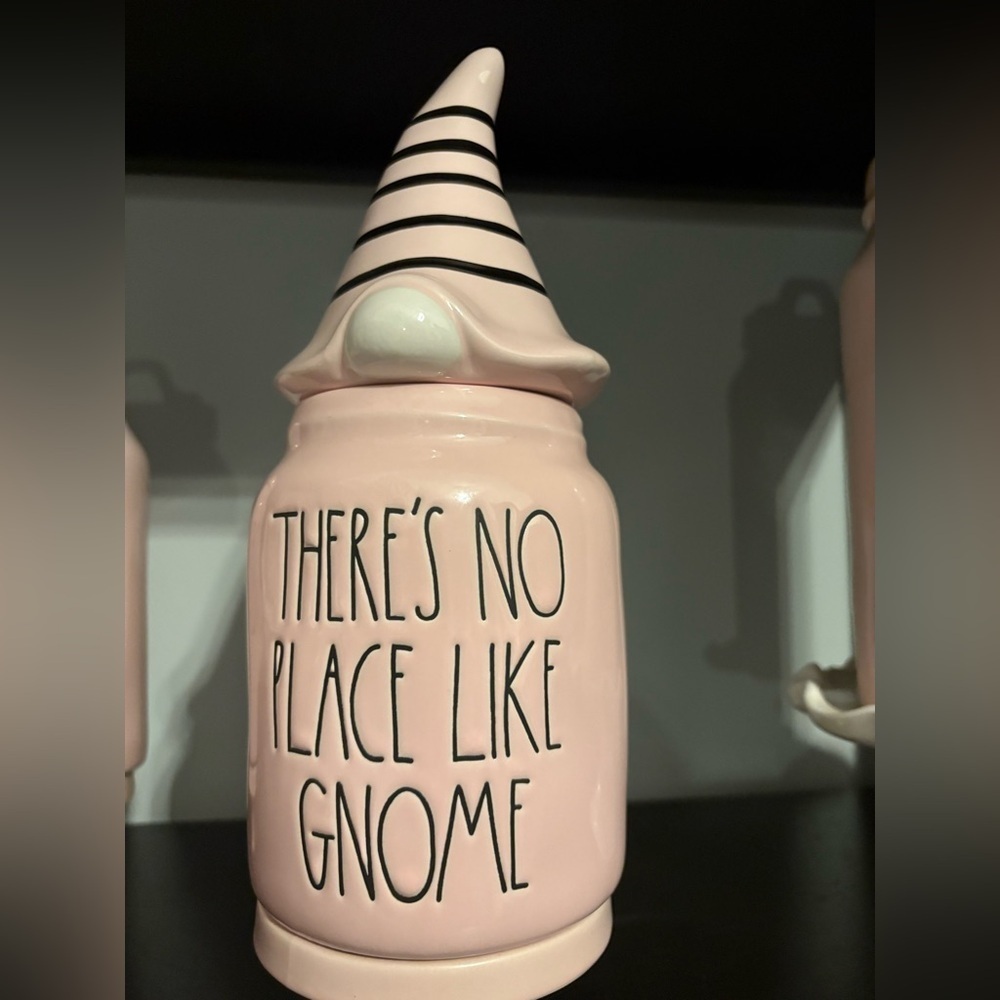 Rae Dunn There’s No Place Like Gnome Baby Canister